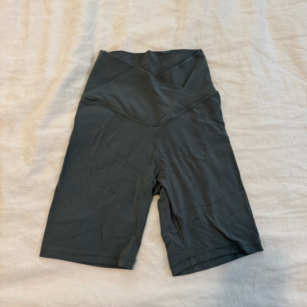 Aerie Dark Green Biker Shorts
